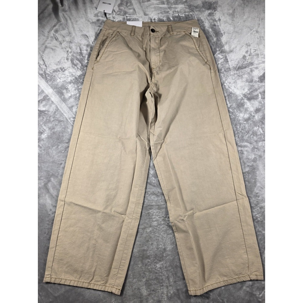 NWT Only & Sons‎ Loose fit Woven Chino Pants Mens Size 32x32 ( Actual 32x29)